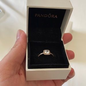 Pandora ring rose gold size 6